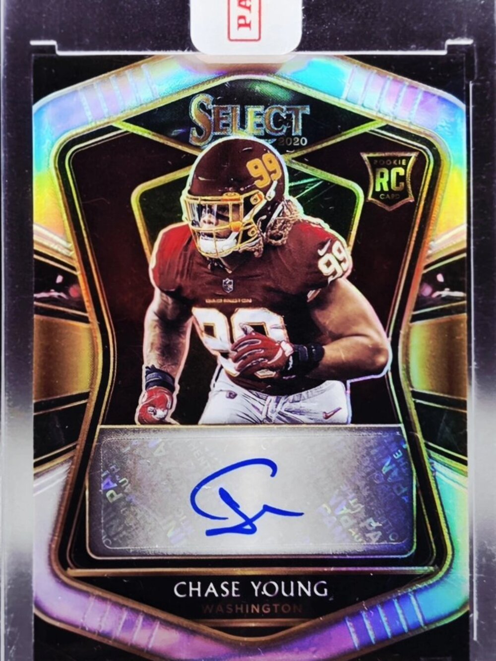 2020 Panini Select - Rookie Signatures Chase Young #RS-CYO 26/99 (AU, RC)